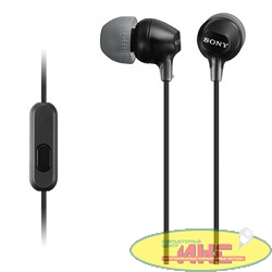 SONY MDR-EX15AP черный {Наушники с гарнитурой} [MDREX15APB.CE7]