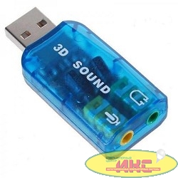 C-media ASIA USB 6C V Звуковая карта USB TRUA3D (C-Media CM108) 2.0 channel out 44-48KHz (5.1 virtual channel) RTL