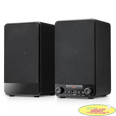 Dialog Jazz AJ-13 BLACK - акустические колонки 2.0, 2*15W RMS, Bluetooth, FM, USB+microSD reader