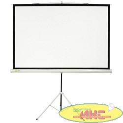 Экран Cactus Triscreen CS-PST-104x186 104.4 x 186см 1:1 напольный рулонный белый