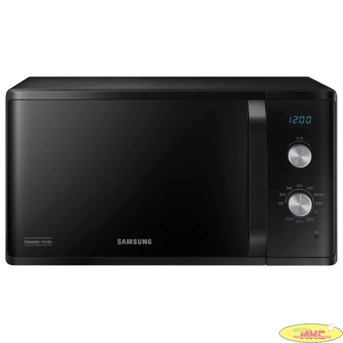 Микроволновая печь Samsung/ 23л, гриль, БИОкерамика, цвет чёрный, гриль, равномерное распределение микроволн, LED дисплей
