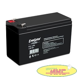 Exegate EP129860RUS Аккумуляторная батарея  Exegate Power EXG1290, 12В 9Ач, клеммы F2