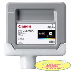 Canon PFI-306 BK 6657B001 Картридж струйный черный для iPF8300S/8400/9400S/9400