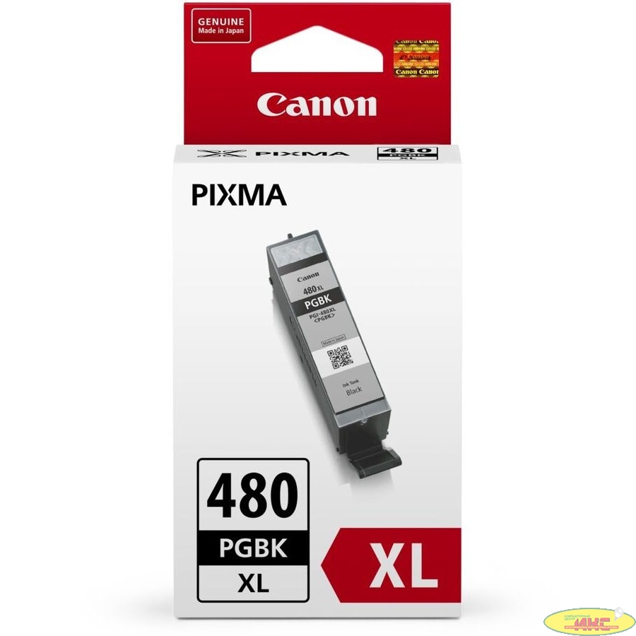 Canon CLI-480XL PGBK 2023C001 Картридж для PIXMA TS6140/TS8140/TS9140/TR8540, 400 стр. пигментный чёрный