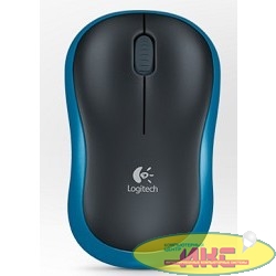 910-002239 Logitech Wireless Mouse M185 dark blue USB  