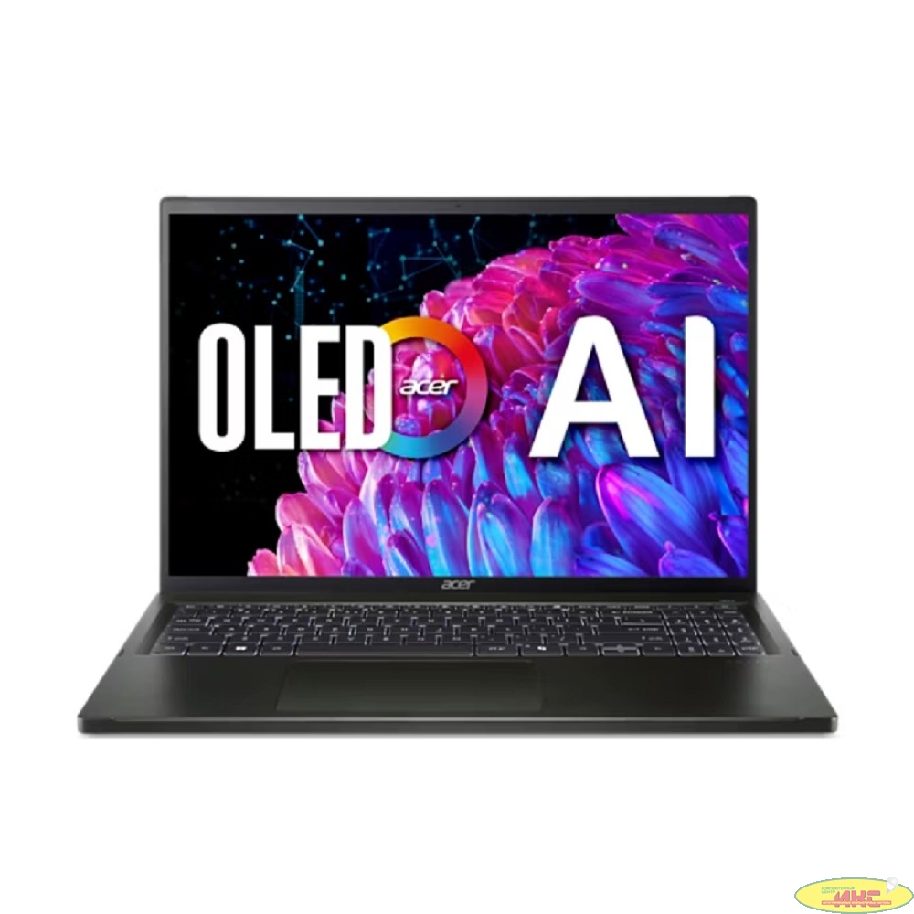 Ноутбук/ ACER Swift Edge SFE16-44-R2RD 16"(3200x2000 OLED (матовый))/AMD Ryzen 7 8840U(3.3Ghz)/16384Mb/1024PCISSDGb/noDVD/Int:UMA/Cam/BT/WiFi/50WHr/war 1y/1.5kg/Black/Win11Home