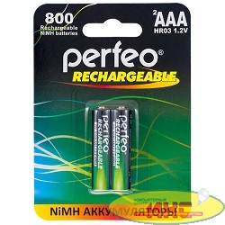 Perfeo AAA800mAh/2BL (2шт в уп-ке)