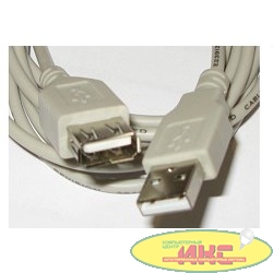 Gembird PRO CCF-USB2-AMAF-6 USB 2.0 кабель удлинительный 1.8м AM/AF  позол.конт., фер.кол.,  пакет 