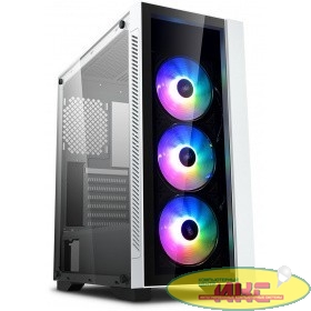 Deepcool MATREXX 55 V3 ADD-RGB WH 3F ATX, RGB  ATX, RGB strip, Стекл. фронтальная и боковая панели, 3RGB fans,Без БП