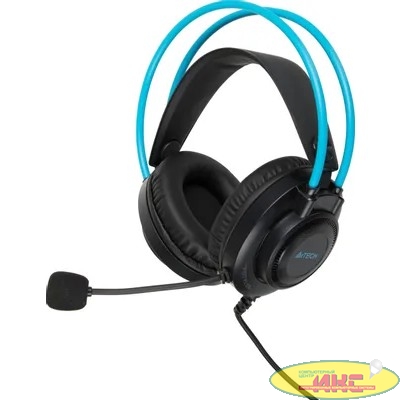 A4Tech Fstyler FH200i серый/синий 1.8м накладные оголовье (FH200I BLUE)