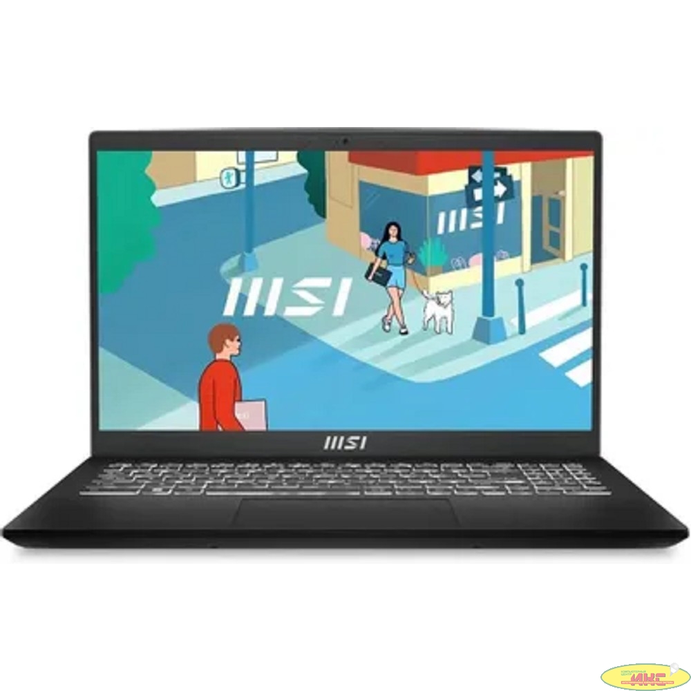 MSI Modern 15 H B13M-096XRU  [9S7-15H411-096] Black 15.6" {FHD i5 13420H/16Gb/SSD512Gb/DOS}