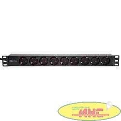 5bites PDU919A-04 Блок розеток  9S / AL / 1U / 19" / 2M*3G*1.5MM2 / VDE