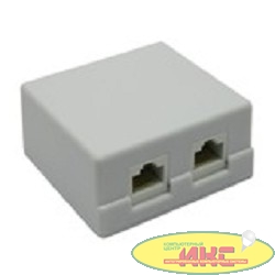 5bites LY-SB02-A Розетка  внешняя RJ-45 5e кат., 2порт.