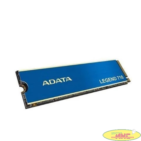 Твердотельный накопитель/ ADATA SSD LEGEND 710, 2048GB, M.2(22x80mm), NVMe 1.4, PCIe 3.0 x4, 3D NAND, R/W 2400/1800MB/s, IOPs 200 000/150 000, TBW 520, DWPD 0.23, with Heat Sink (3 года)