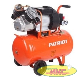 PATRIOT VX 50-402 Компрессор [525306315] {Мощн.: 2.2 кВт; Напр.: 230В~50Гц; Об.двиг.: 2850 об/мин; Производит.: 400 л/мин; Об.ресивера: 50 л; Давл.: 8 бар; Вес: 39 кг;}