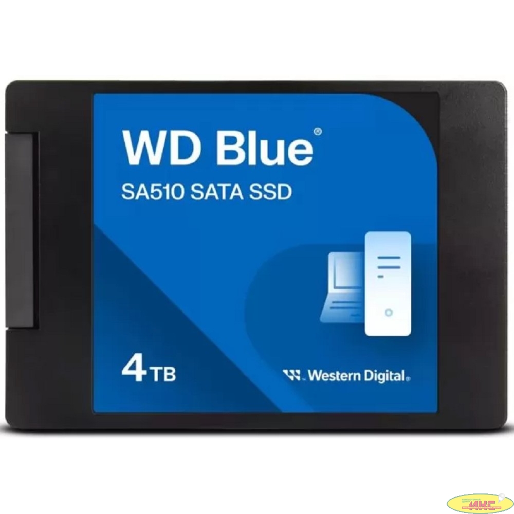 Твердотельный накопитель SSD Western Digital Blue SA510 WDS400T3B0A 3D NAND 4ТБ 2,5&quot; SATA-III (TLC) 