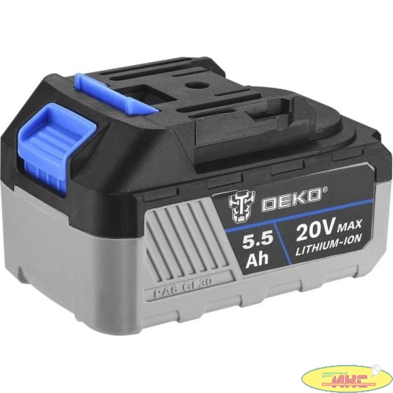 Аккумулятор DEKO (тип BL1860B), Li-ion, 20В, 5.5А*ч [063-4358]