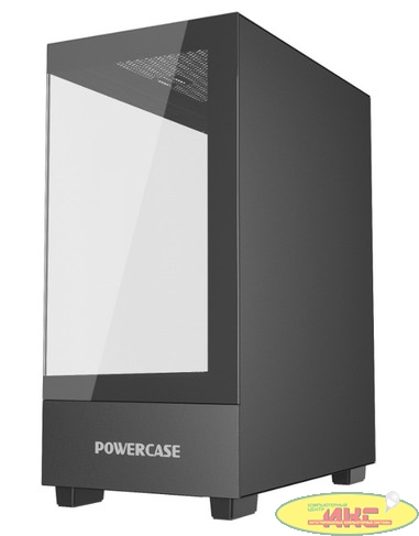 Powercase Vision Micro M, Tempered Glass, чёрный, mATX  (CVMMB-L0) 
