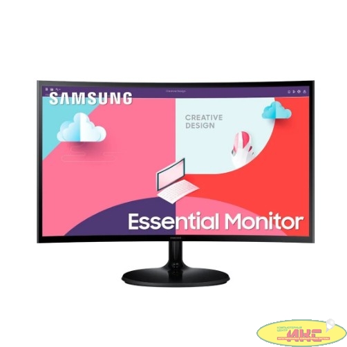 LCD Samsung 23.8" S24C360EAI черный {VA Curved 1920x1080 75Hz 250cd D-Sub HDMI}