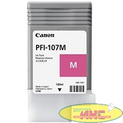 Canon PFI-107M 6707B001 Картридж для  iPF680/685/770/780/785, Пурпурный, 130ml