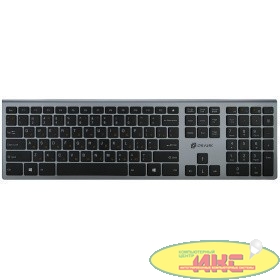 Клавиатура Oklick 890S серый USB беспроводная slim {1196549}