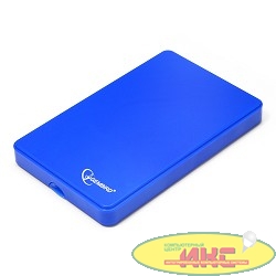 Gembird EE2-U2S-40P-B Внешний корпус 2.5" Gembird EE2-U2S-40P-B, синий, USB 2.0, SATA, пластик