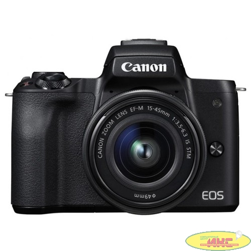 Canon EOS M50 черный {24.2Mpix 3" 4K WiFi 15-45 IS STM LP-E12}