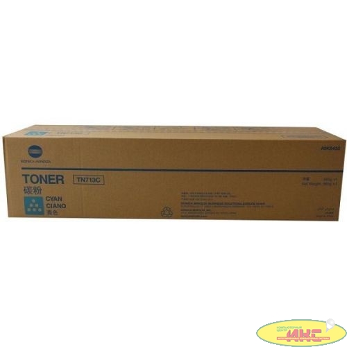 Тонер голубой TN-713C Konica-Minolta bizhub C659/C759