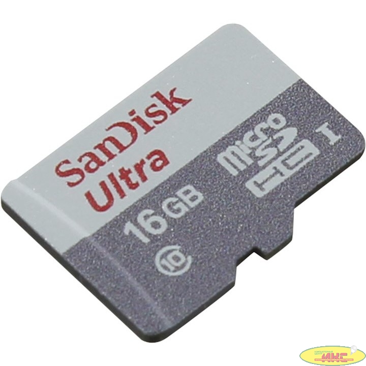 Micro SecureDigital 16Gb SanDisk SDSQUNS-016G-GN3MN {MicroSDHC Class 10, Ultra Android}