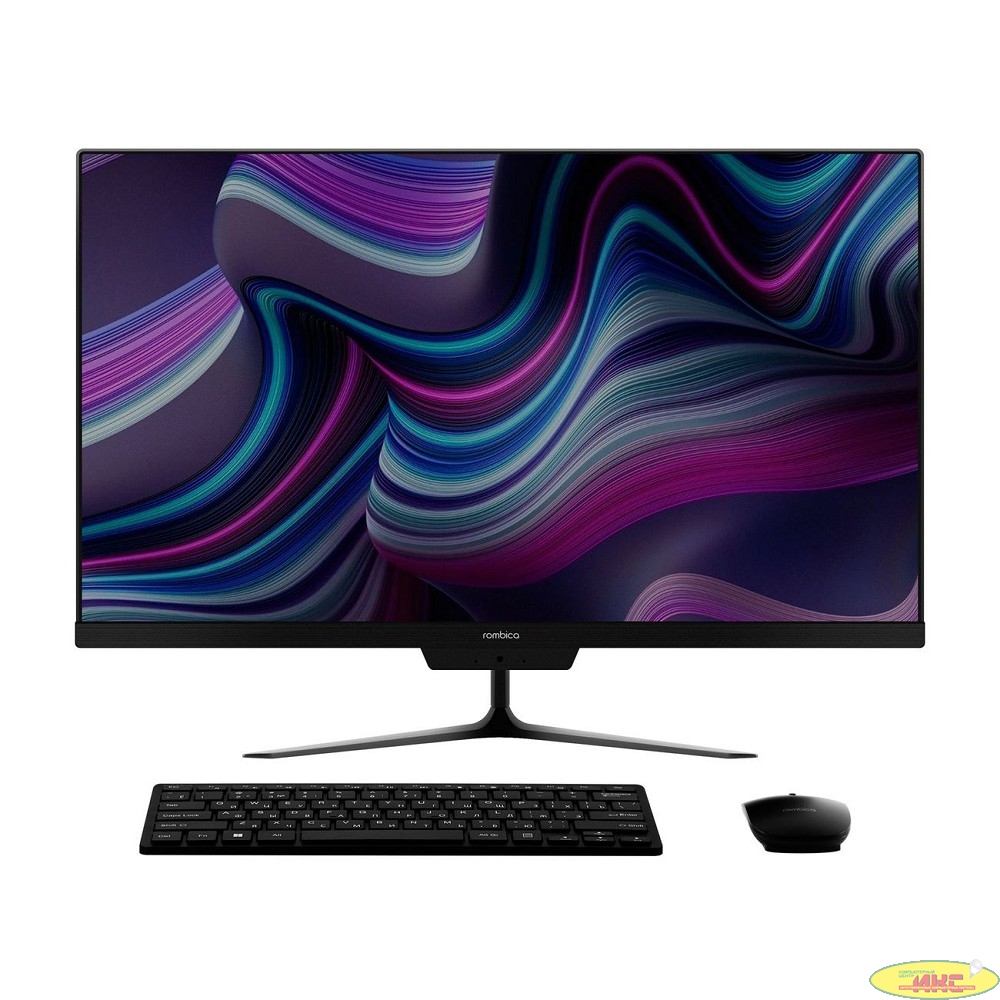 Rombica Argo [PCAI-0023] Black 23.8" {FHD i3-10110U/8Gb/512Gb SSD/DVDRW/DOS/k+m}