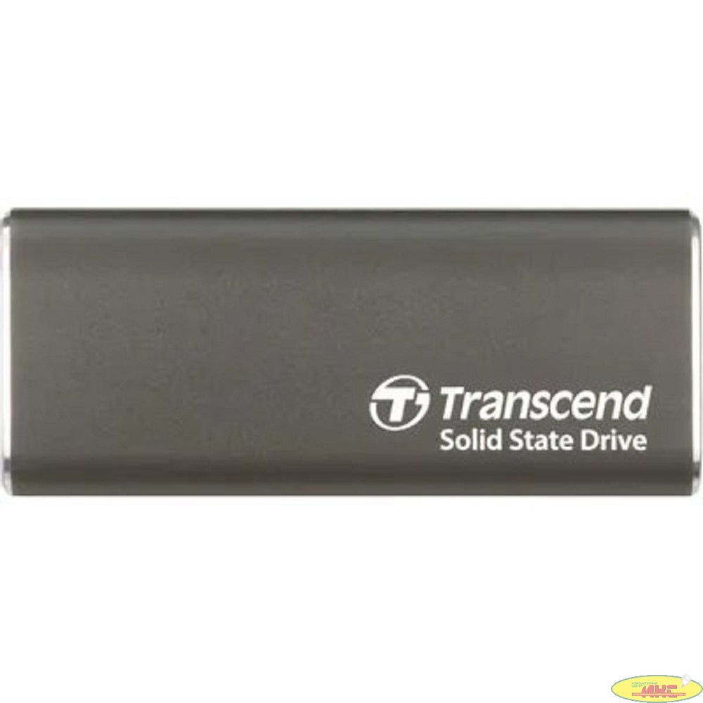 Твердотельный накопитель/ Transcend External SSD ESD265C, 500GB, Type-C, USB 3.2 Gen2, R/W 1050/950MB/s, 81x33x7mm, два кабеля в комплекте (5 лет)