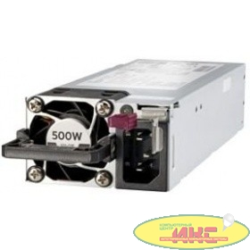 HPE 500W Flex Slot Platinum Hot Plug Low Halogen Power Supply Kit (865408-B21)