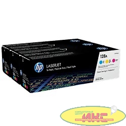 HP CF371AM Картридж ,Cyan, Magenta, Yellow{LaserJet PRO CP1525N/CP1525NW, Tri-pack, Cyan, Magenta, Yellow}