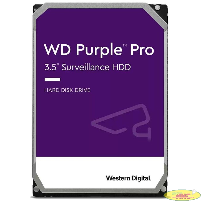 18TB WD Purple Pro (WD181PURP) {Serial ATA III, 7200- rpm, 512Mb, 3.5"}