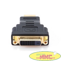 Gembird Переходник HDMI-DVI  , 19M/25F, золотые разъемы, пакет(A-HDMI-DVI-3)