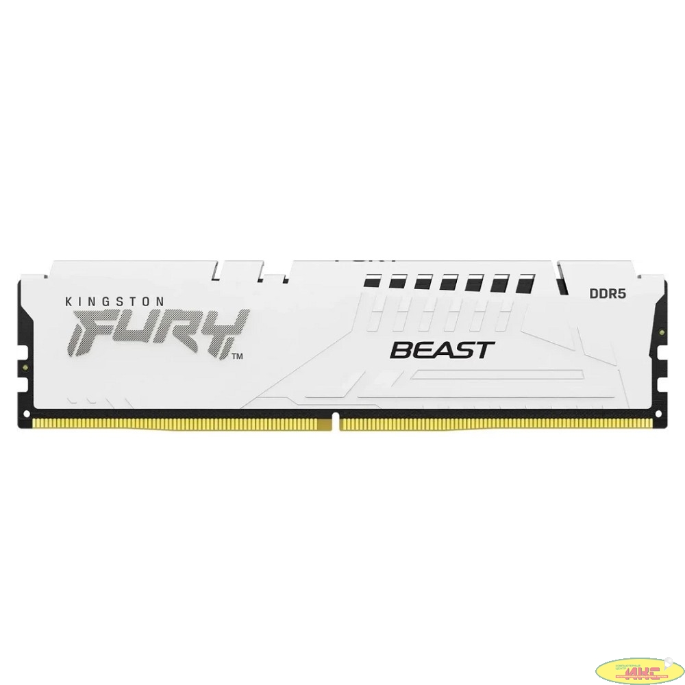 Оперативная память Kingston Fury Beast KF560C30BWE-16 DDR5 -  1x 16ГБ 6000МГц, DIMM,  White,  Ret