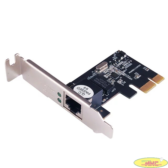 Network adapter ST-Lab, PCI-E x1, N-314 (Realtek, 10/100/1000, RJ-45), Ret