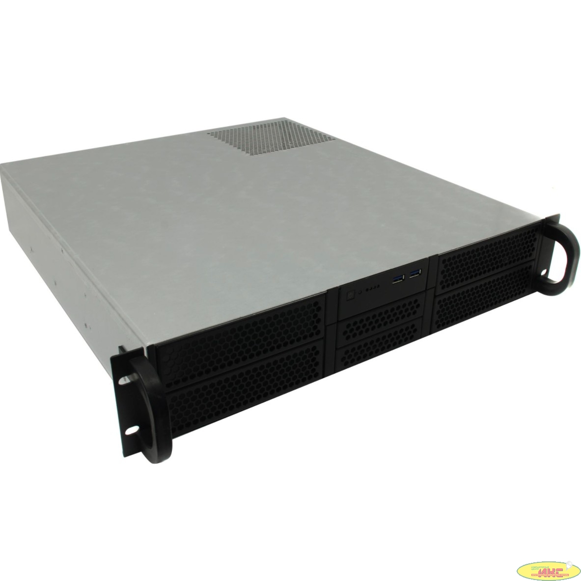 Procase RE204-D4H2-M-48 Корпус 2U server case,4x5.25+2HDD,черный,без блока питания(PS/2,mini-redundant),глубина 480мм,mATX 9.6"x9.6"