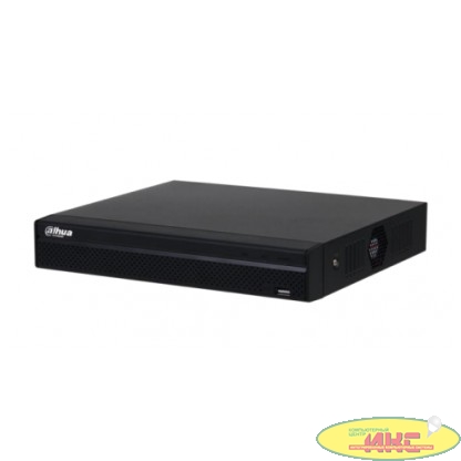 DAHUA DHI-NVR1108HS-8P-S3/H 8-канальный IP-видеорегистратор 4K и H.265+, входящий поток до 80Мбит/с, 1 SATA III до 8Тбайт