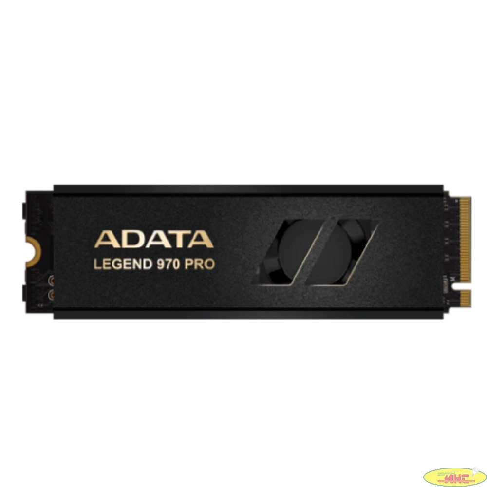 Твердотельный накопитель/ ADATA SSD LEGEND 970 PRO, 1000GB, M.2(22x80mm), NVMe 2.0, PCIe 5.0 x4, 3D NAND, R/W 13000/9500MB/s, IOPs 1 700 000/1 250 000, TBW 740, DWPD 0.4, with Heat Sink (5 лет)