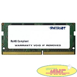Patriot DDR4 SODIMM 4GB PSD44G213381S {PC4-17000, 2133MHz}