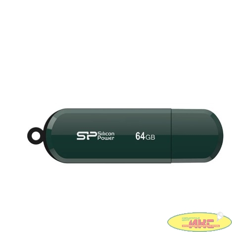 Флеш накопитель 64Gb Silicon Power LuxMini 320, USB 2.0, Зеленый