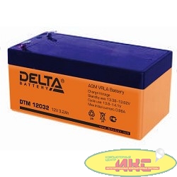 Delta DT 12032 (3.2 А\ч, 12В) свинцово- кислотный аккумулятор  