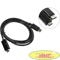 Telecom Кабель-переходник [TA494] DisplayPort M-> HDMI M 1.8m [6926123463109]