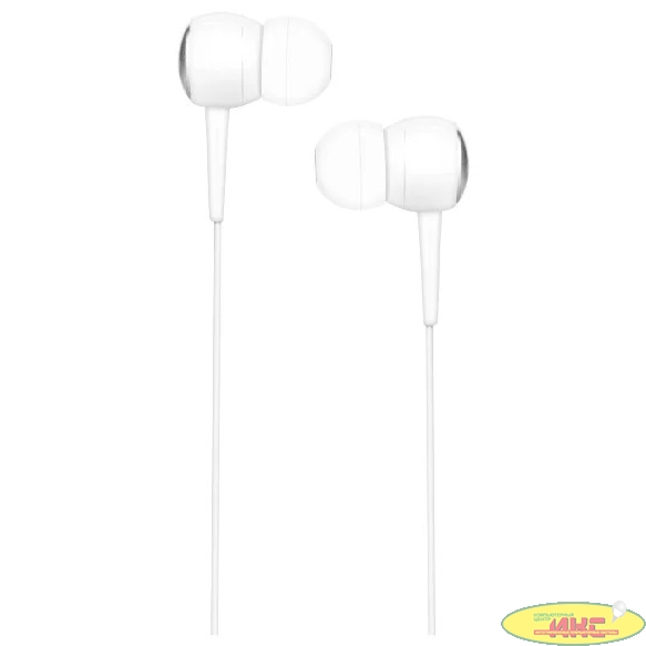 HOCO M19/ Наушники + микрофон/ Кнопка ответа/ 1.2м/ 3.5 mm jack/ White