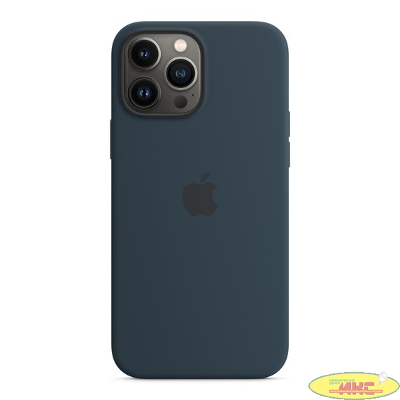 iPhone 13 Pro Max Silicone Case with MagSafe – Abyss Blue