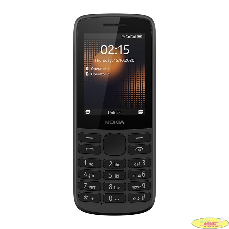 Nokia 215 4G DS Black