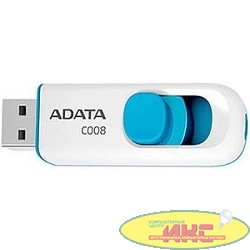 A-DATA Flash Drive 16Gb С008 AC008-16G-RWE {USB2.0, белый}