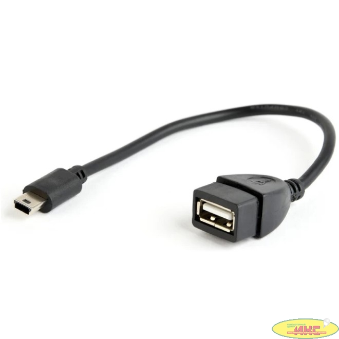 Exegate EX294759RUS Кабель OTG USB 2.0 ExeGate EX-OTG-USB2-AFminiBM5P-0.15 (AF/miniBm 5P, 0,15м)
