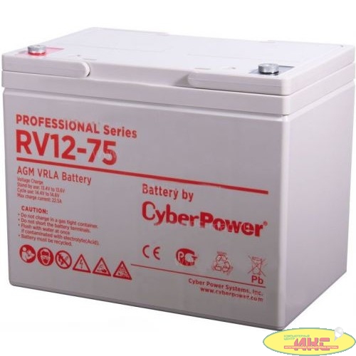Аккумуляторная батарея PS CyberPower RV 12-75 / 12 В 75 Ач